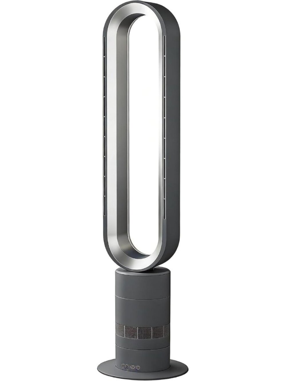Bladeless Tower Fan with 10 Speeds, Remote Control, Ultra-Quiet for Home